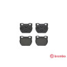 Jogo de 4 pastilhas de freio BREMBO P 44 006