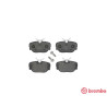 Jogo de 4 pastilhas de freio BREMBO P 44 009