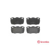 Jogo de 4 pastilhas de freio BREMBO P 44 015
