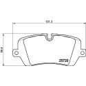 Jogo de 4 pastilhas de freio BREMBO P 44 021