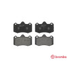 Jogo de 4 pastilhas de freio BREMBO P 47 001