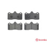 Jogo de 4 pastilhas de freio BREMBO P 47 002