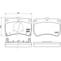Jogo de 4 pastilhas de freio BREMBO P 49 007