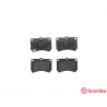 Jogo de 4 pastilhas de freio BREMBO P 49 007