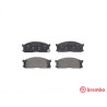 Jogo de 4 pastilhas de freio BREMBO P 49 010