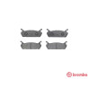 Jogo de 4 pastilhas de freio BREMBO P 49 015