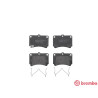 Jogo de 4 pastilhas de freio BREMBO P 49 016