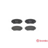 Jogo de 4 pastilhas de freio BREMBO P 49 017