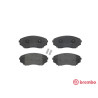 Jogo de 4 pastilhas de freio BREMBO P 49 028