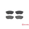 Jogo de 4 pastilhas de freio BREMBO P 49 033