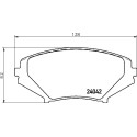 Jogo de 4 pastilhas de freio BREMBO P 49 034