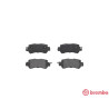 Jogo de 4 pastilhas de freio BREMBO P 49 047