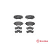 Jogo de 4 pastilhas de freio BREMBO P 49 049