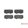 Jogo de 4 pastilhas de freio BREMBO P 50 003