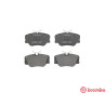 Jogo de 4 pastilhas de freio BREMBO P 50 008