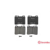 Jogo de 4 pastilhas de freio BREMBO P 50 018
