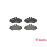 Jogo de 4 pastilhas de freio BREMBO P 50 020