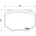 Jogo de 4 pastilhas de freio BREMBO P 50 048
