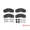 Jogo de 4 pastilhas de freio BREMBO P 50 083