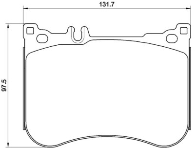 Jogo de 4 pastilhas de freio BREMBO P 50 114