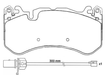 Jogo de 4 pastilhas de freio BREMBO P 50 127