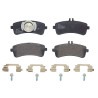 Jogo de 4 pastilhas de freio BREMBO P 50 130