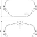 Jogo de 4 pastilhas de freio BREMBO P 50 138