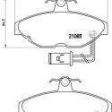 Jogo de 4 pastilhas de freio BREMBO P 52 011