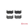 Jogo de 4 pastilhas de freio BREMBO P 52 018