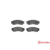 Jogo de 4 pastilhas de freio BREMBO P 52 019