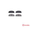 Jogo de 4 pastilhas de freio BREMBO P 54 003