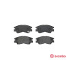 Jogo de 4 pastilhas de freio BREMBO P 54 008