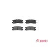 Jogo de 4 pastilhas de freio BREMBO P 54 012