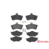 Jogo de 4 pastilhas de freio BREMBO P 54 021
