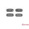 Jogo de 4 pastilhas de freio BREMBO P 54 025