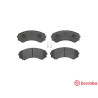 Jogo de 4 pastilhas de freio BREMBO P 54 029