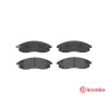 Jogo de 4 pastilhas de freio BREMBO P 54 032