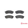 Jogo de 4 pastilhas de freio BREMBO P 54 033