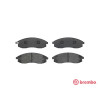 Jogo de 4 pastilhas de freio BREMBO P 54 037