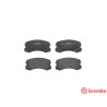 Jogo de 4 pastilhas de freio BREMBO P 54 041