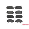 Jogo de 4 pastilhas de freio BREMBO P 54 044