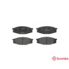 Jogo de 4 pastilhas de freio BREMBO P 56 012
