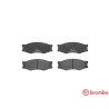 Jogo de 4 pastilhas de freio BREMBO P 56 014