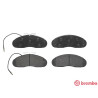 Jogo de 4 pastilhas de freio BREMBO P 56 019