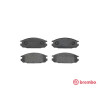 Jogo de 4 pastilhas de freio BREMBO P 56 020