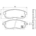 Jogo de 4 pastilhas de freio BREMBO P 56 021