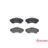 Jogo de 4 pastilhas de freio BREMBO P 56 022