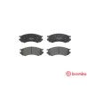 Jogo de 4 pastilhas de freio BREMBO P 56 023