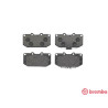 Jogo de 4 pastilhas de freio BREMBO P 56 025