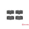 Jogo de 4 pastilhas de freio BREMBO P 56 034